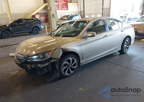 2016 Honda Accord Ex z USA, uszkodzony, nr VIN 1HGCR2F73GA239986